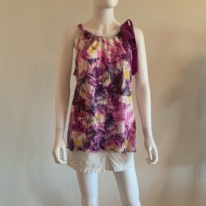 Banana Republic Lily Bow Top, Large Petite size
